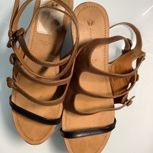 Leifdottir strappy wedge